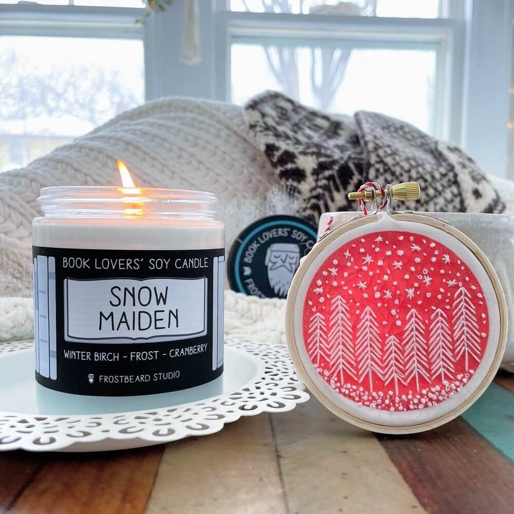 Snow Maiden candle