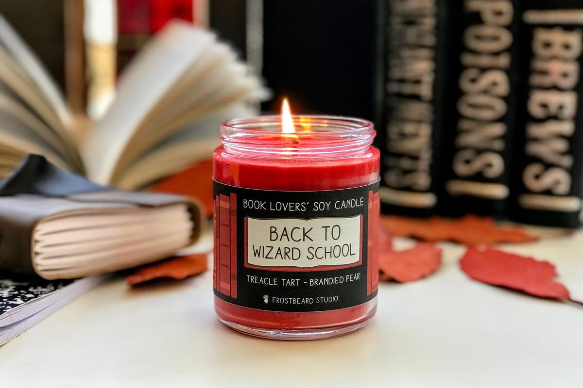 Back to Wizard soy candle