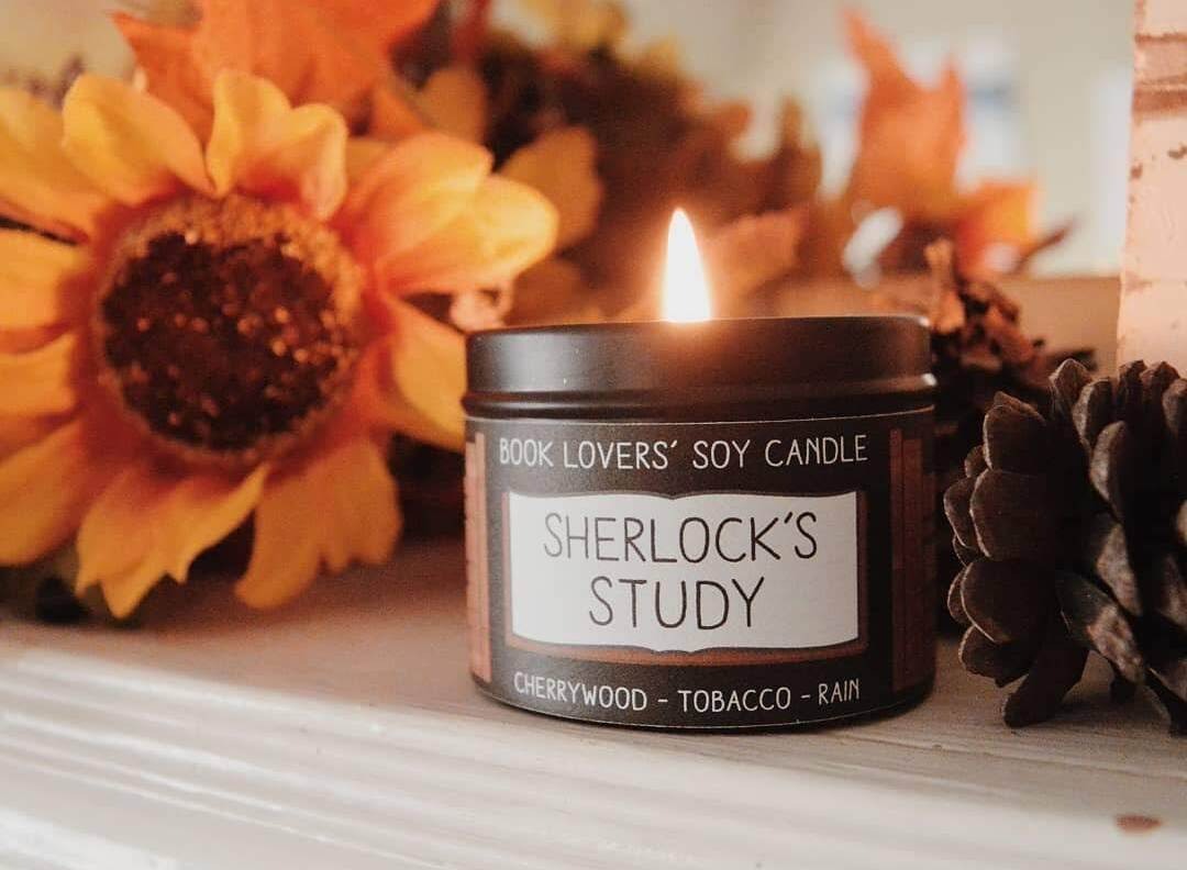 Sherlock's Study candle