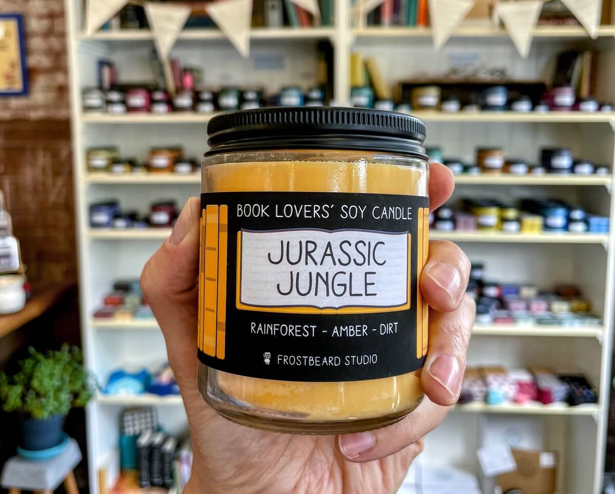 Jurassic Jungle candle