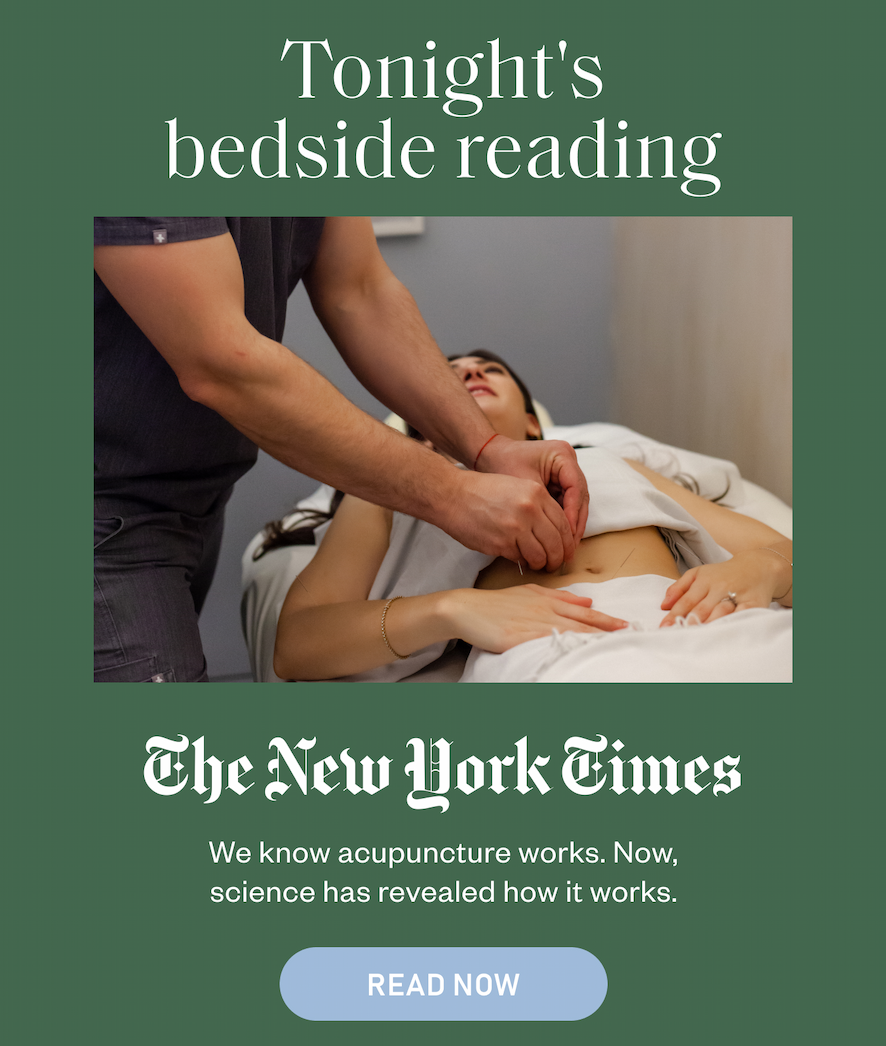 New York Time acupuncture