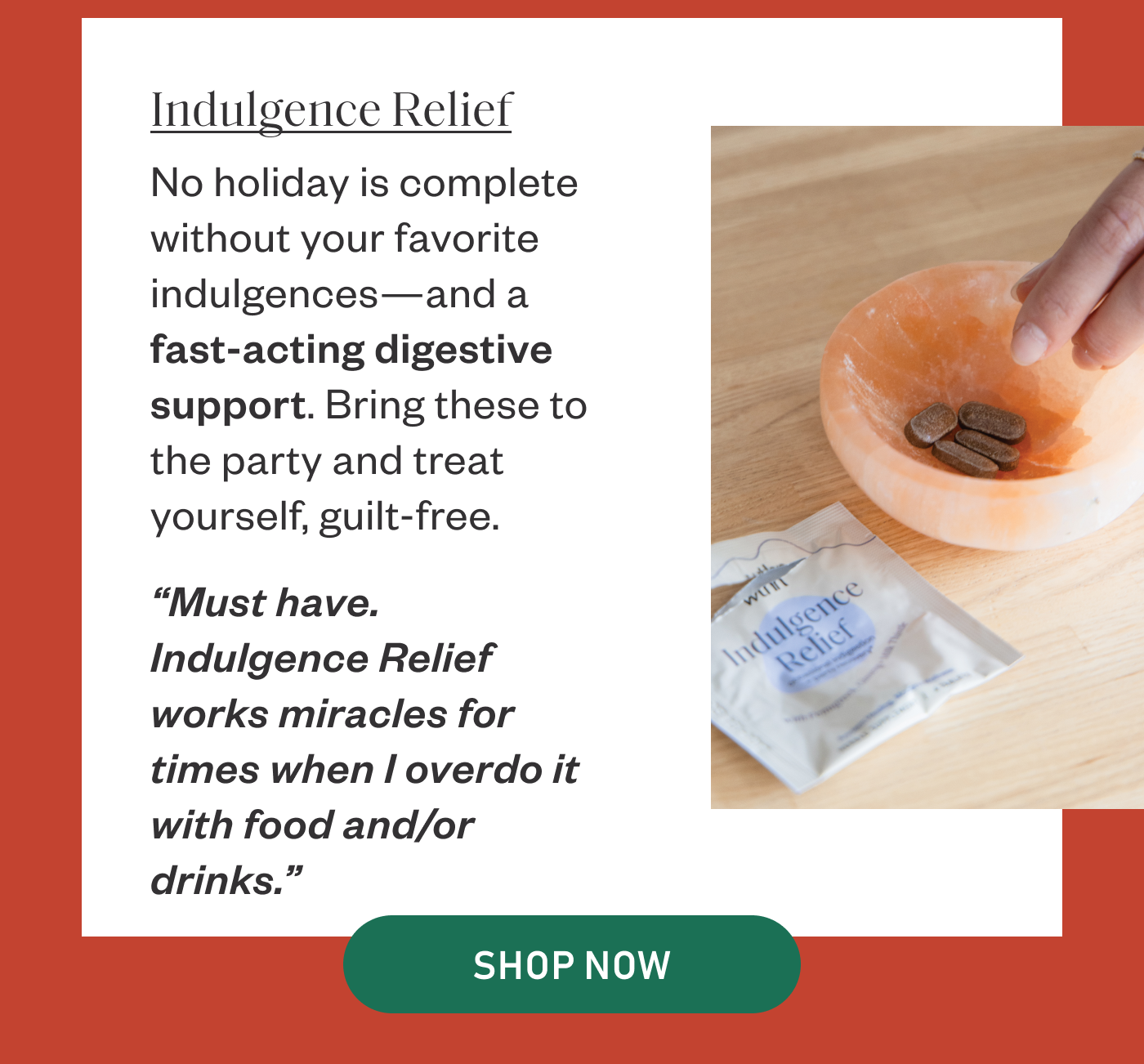 Indulgence Relief