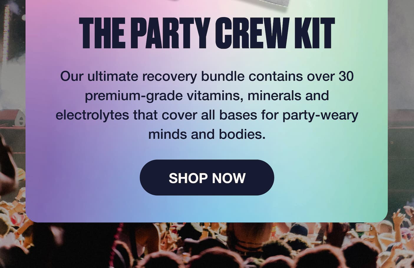 30x POST-RAVE WELLNESS PACKS Free shipping 8x All Night Electrolyes Free Rave Plugs STOCK UP