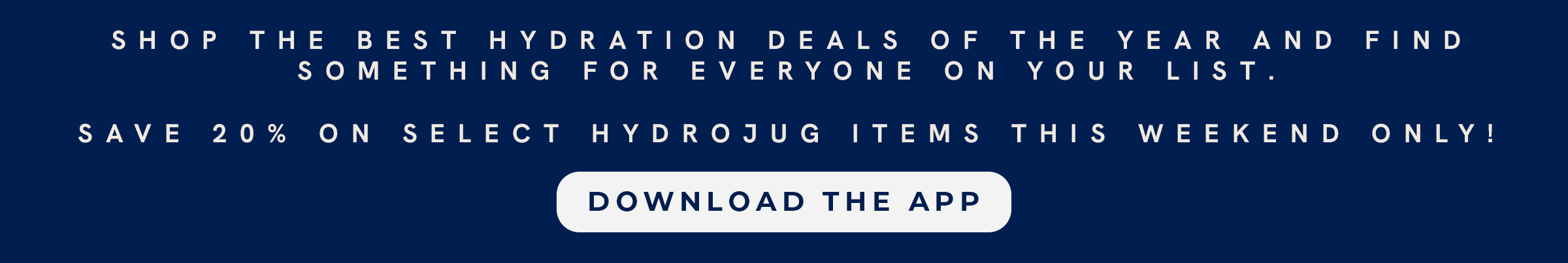 Download The HydroJug App