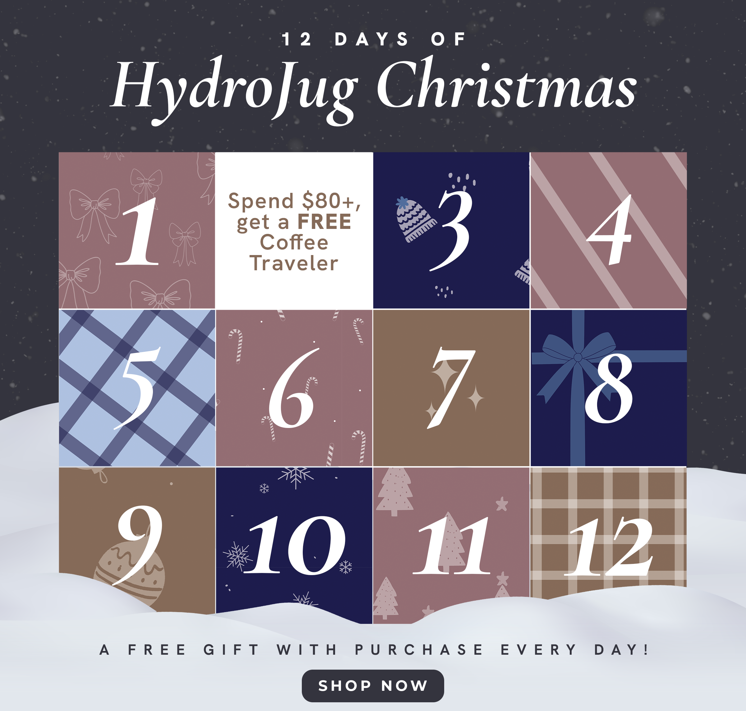 Spend $80+, Get a Free Coffee Traveler