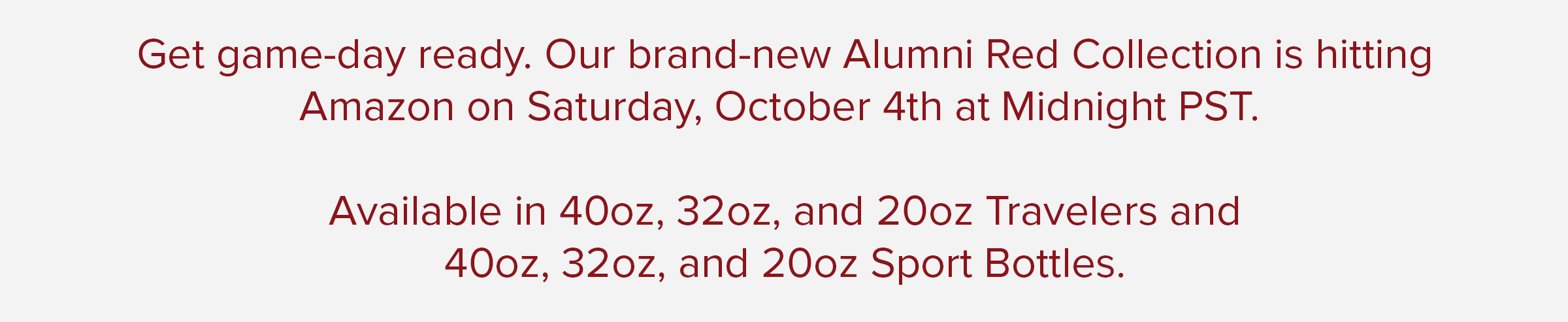 Alumni Red Coming Soon