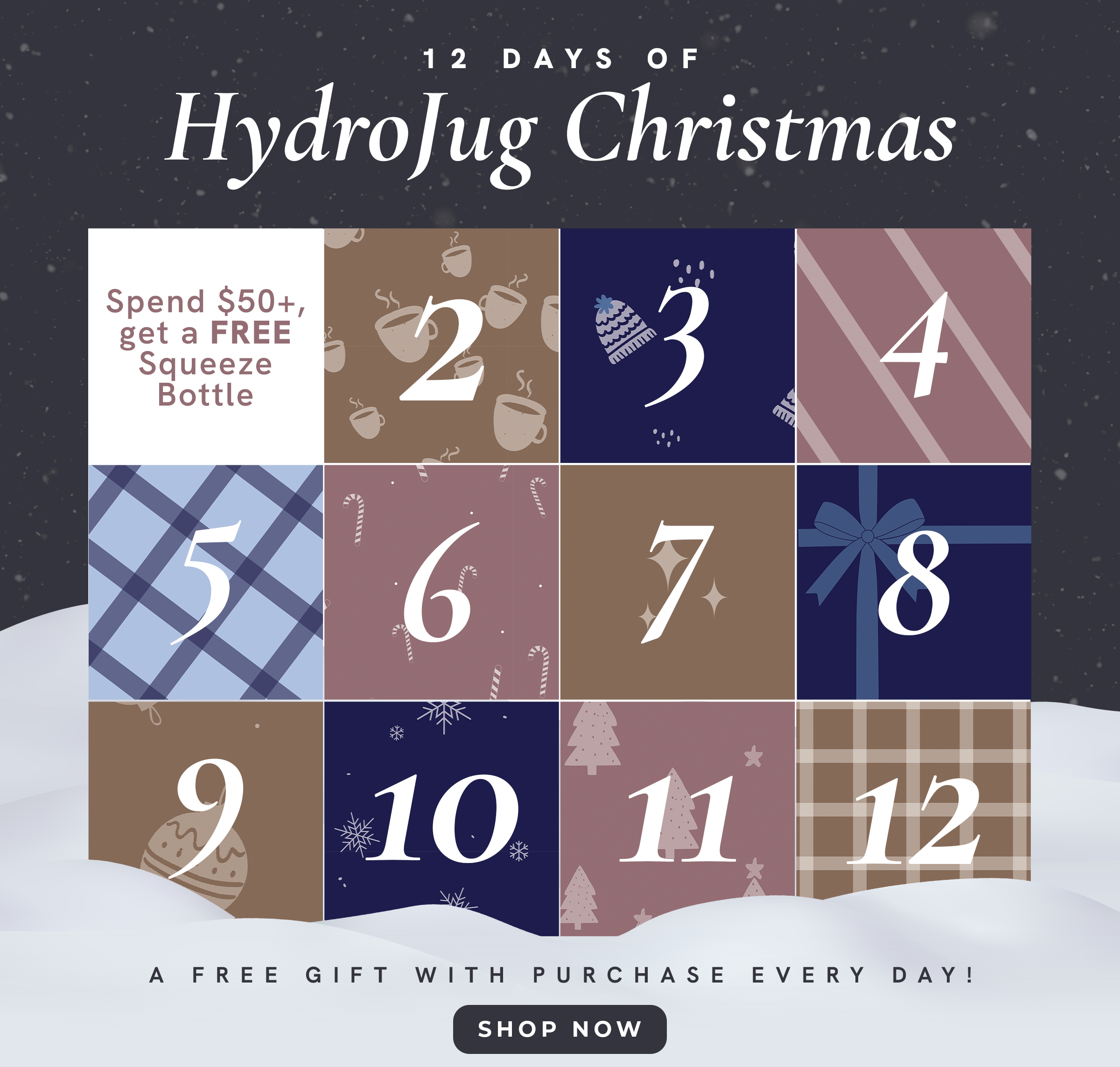 Spend $50, Get a Free Squeeze Bottle