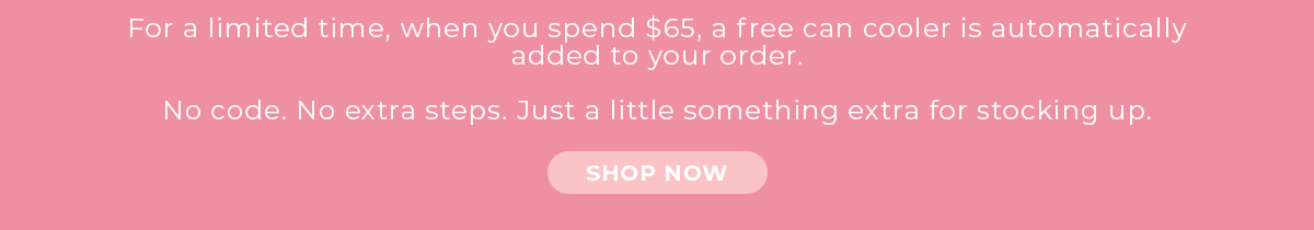 Spend $65, Get A Free Can Cooler