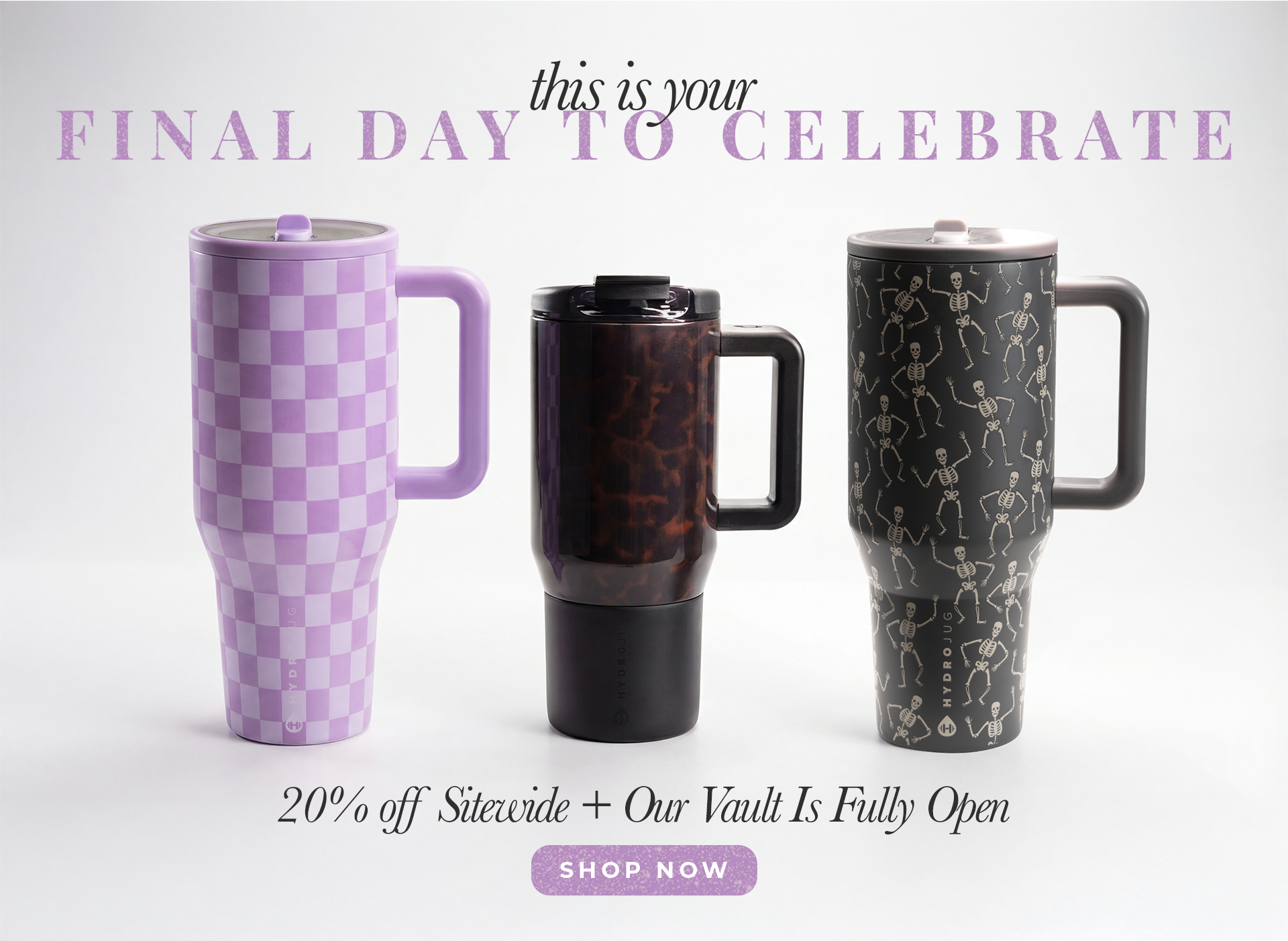 Final chance to save 20-50% off sitewide.