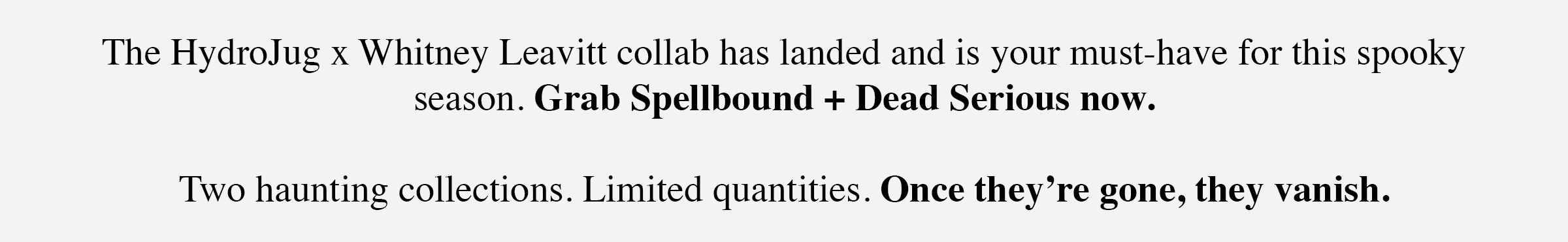 Spellbound + Dead Serious Out Now