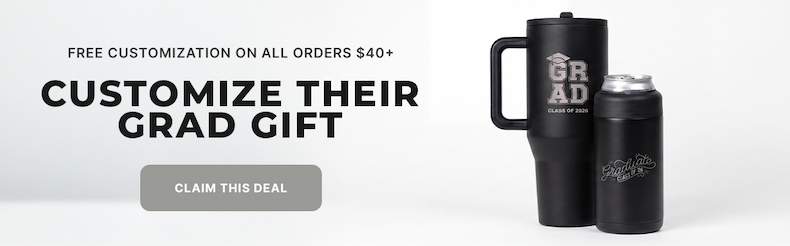 Free Graduation Customization on all orders $40+