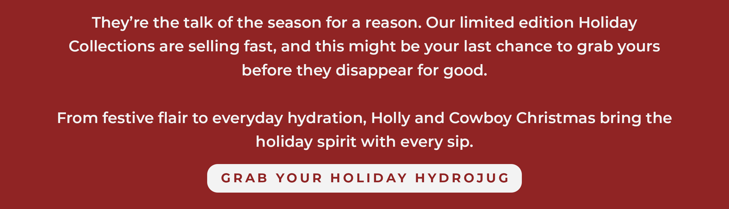 Grab The Holiday Drop Before It's Gone