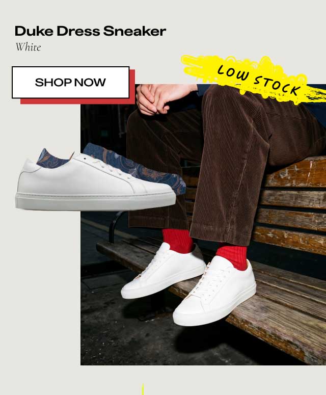 Duke Dress Sneaker White Shop Now Duke Dress Sneaker White Shop Now