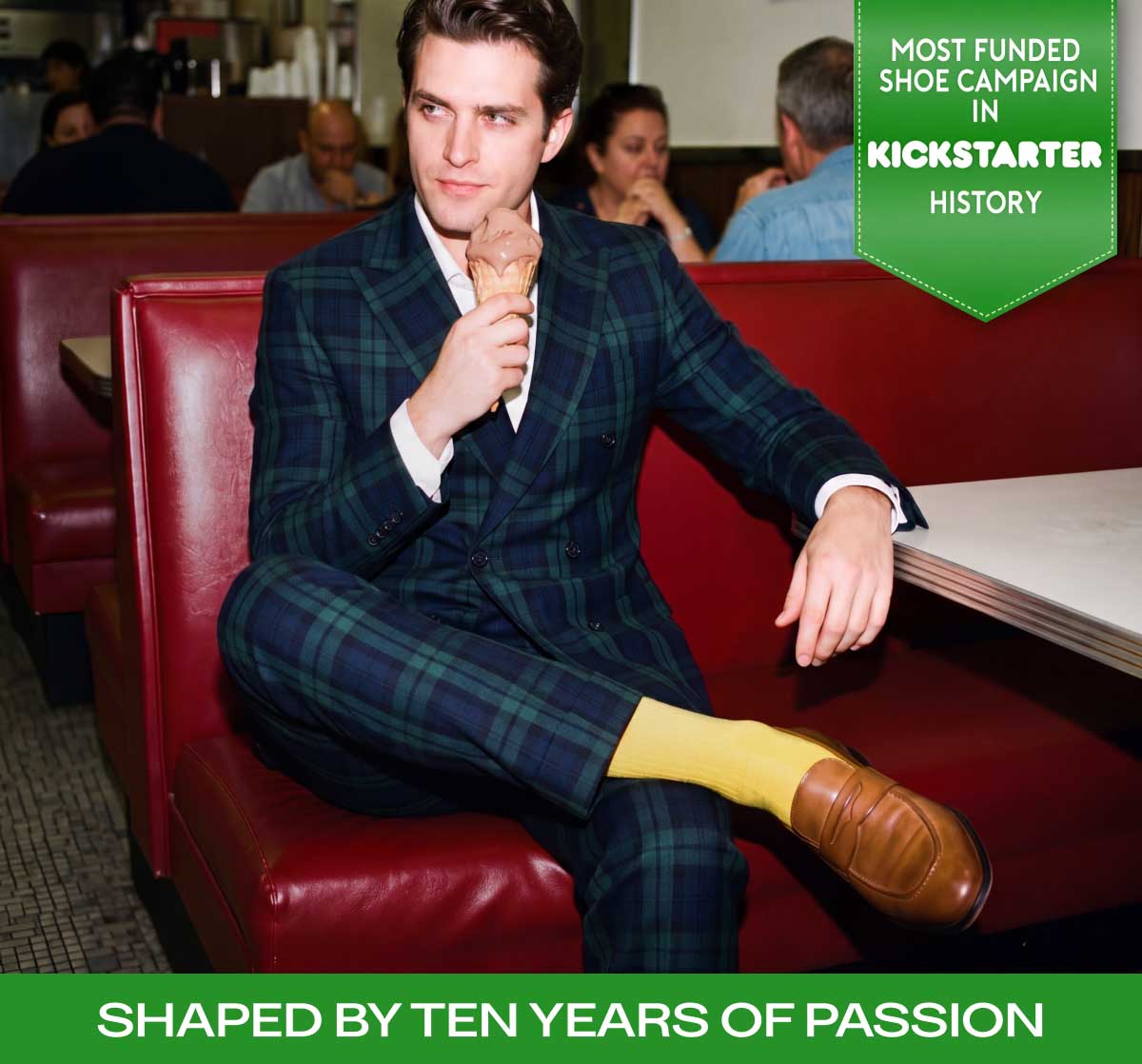 MOST FUNDED SHOE CAMPAIGN IN KICKSTARTER HISTORY  SHAPED BY TEN YEARS OF PASSION