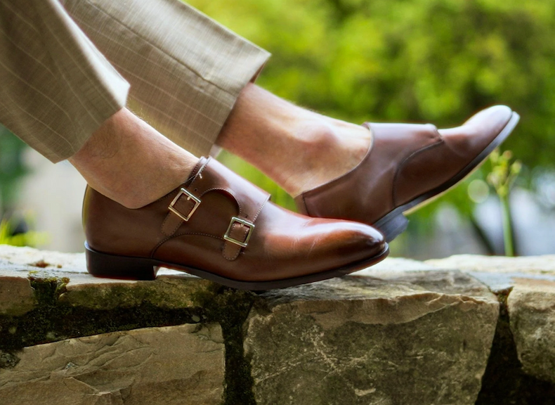 Kurt Monkstrap Brown Antique