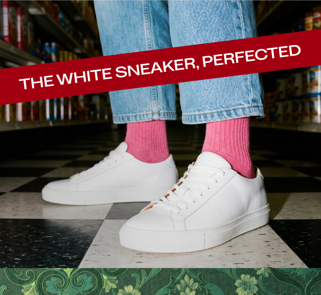 THE WHITE SNEAKER, PERFECTED