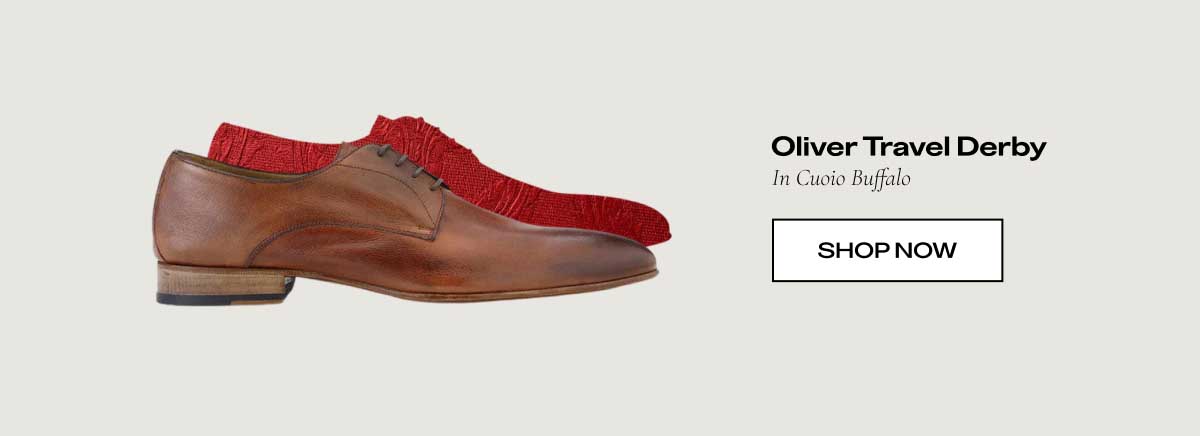Oliver Travel Derby  in Cuoio Buffalo  [SHOP NOW]