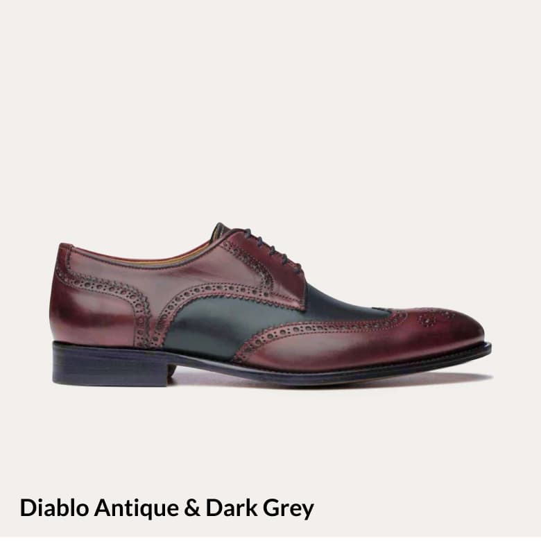 Vincent Wingtip in Diablo Antique & Dark Grey