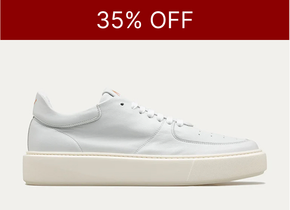 Kody Sneaker in White leather