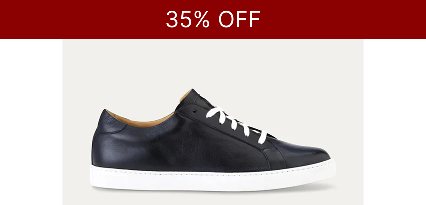 Wayne Dress Sneaker in Black Buffalo