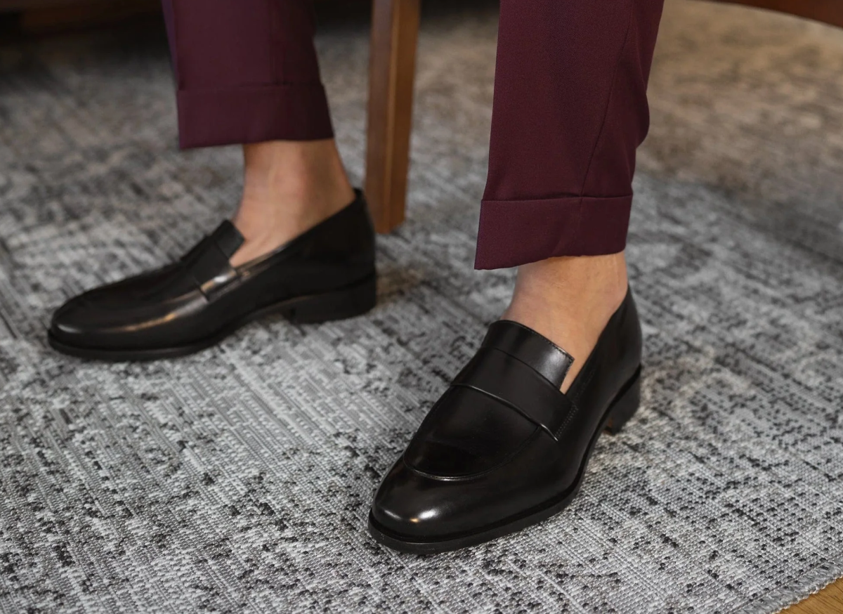 Jack Square Keeper Loafer in Black