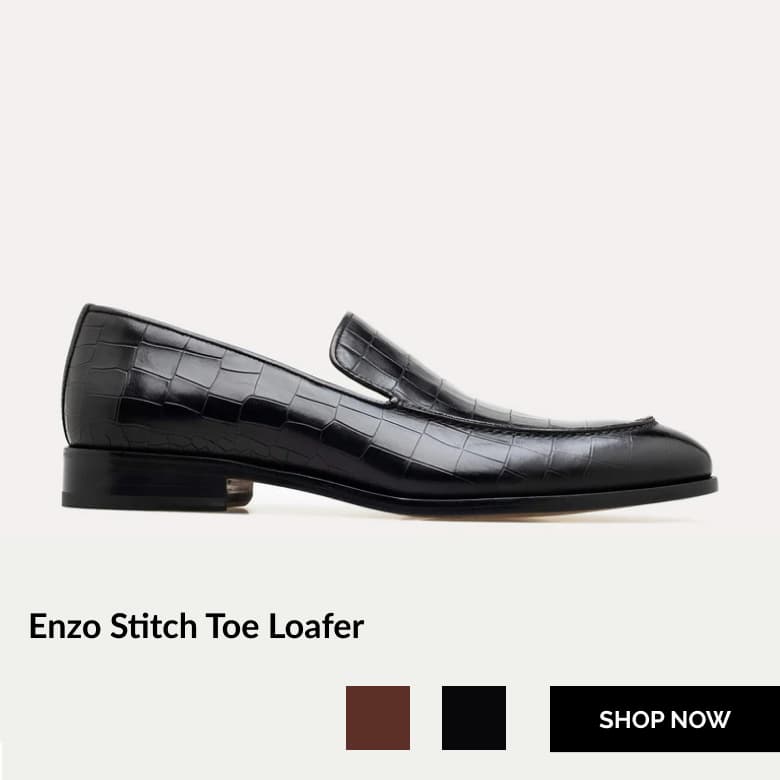 Enzo Stitch Toe Loafer | 40% Off Loafer