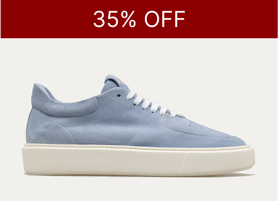 Kody Sneaker in Blue Suede