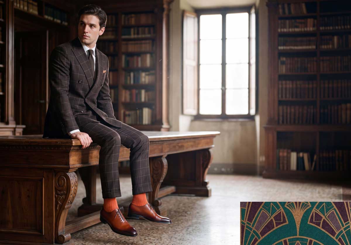 ### DISCREET YET UNMISTAKABLE EDGE   #### from high-stakes boardrooms to low-lit lounges    Designed for discerning collectors, this hand-finished Cognac Tramonto silhouette brings effortless sophistication to a dark windowpane suit or structured monochrome casuals. Formed to command respect in any room, it delivers sharp polish with zero need to shout.