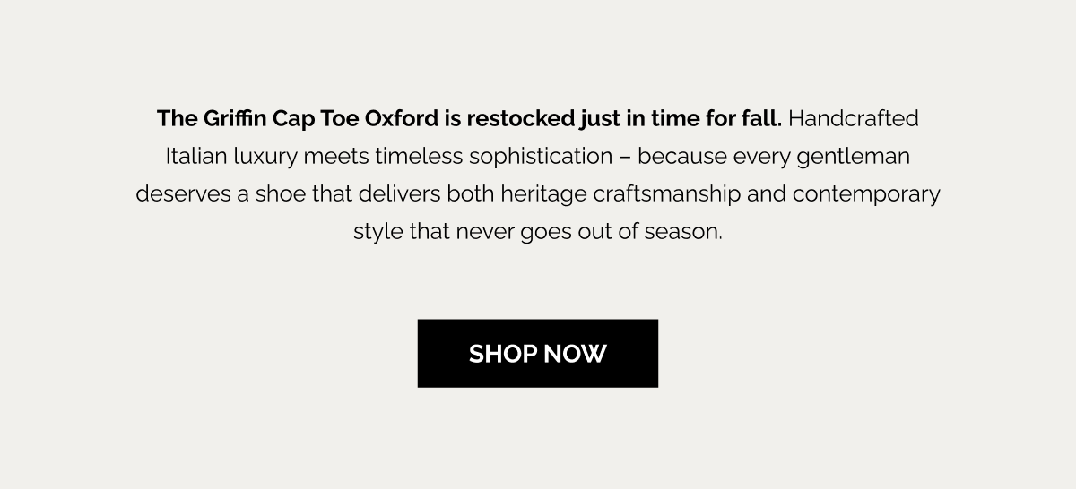 The Griffin Cap Toe Oxford