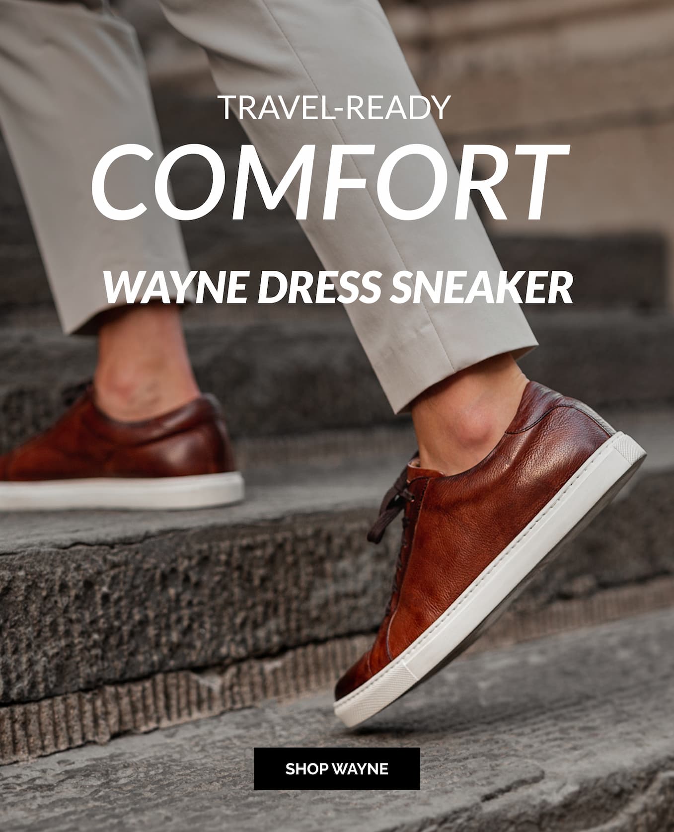 Travel Ready Comfort | Wayne Dress Sneaker