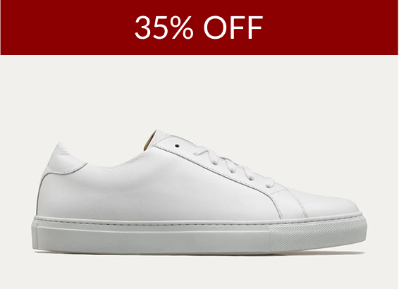 Duke Dress Sneaker in White