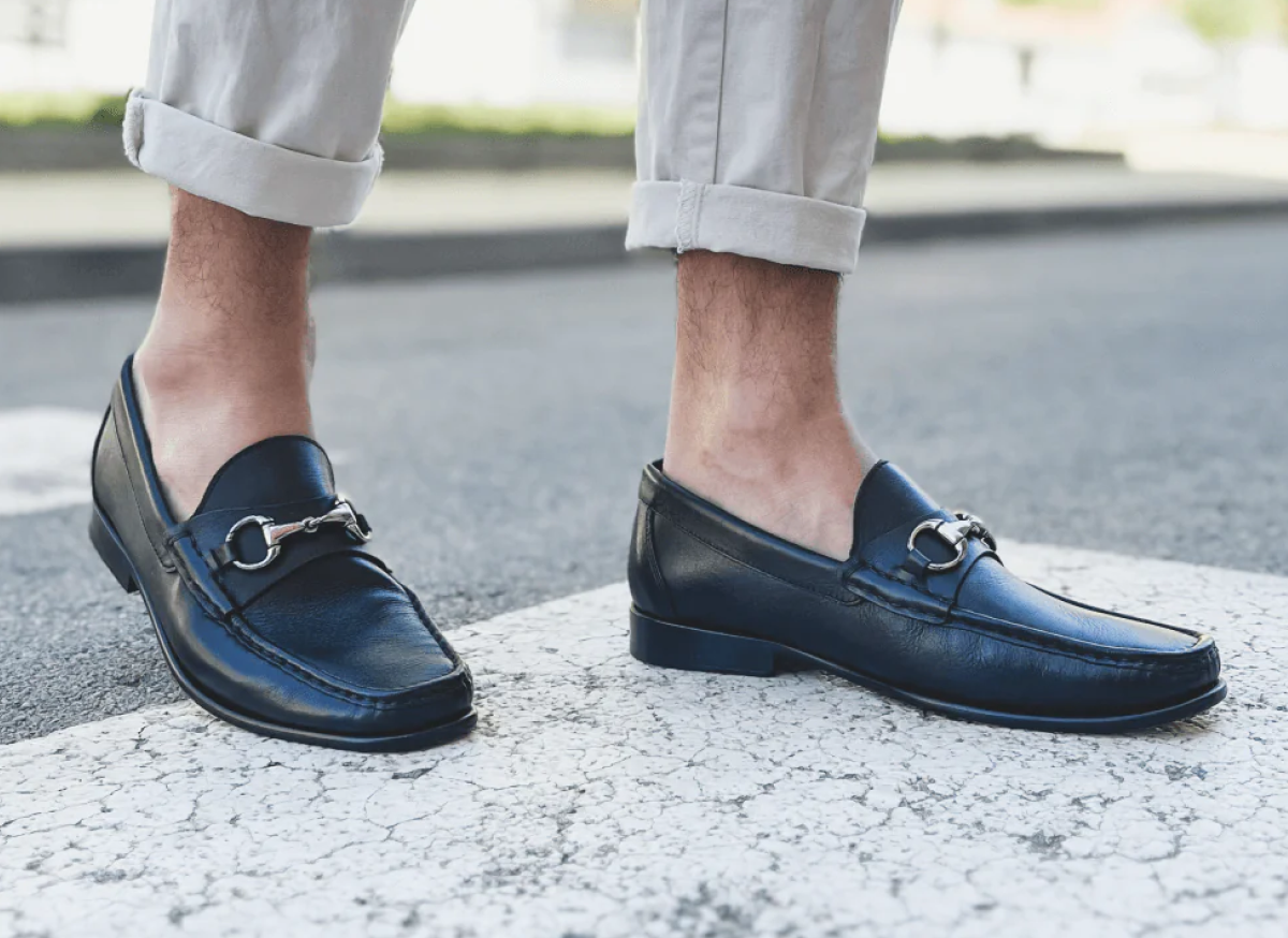 Berto Moccasin In Black Leather