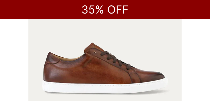 Wayne Travel Sneaker in Cuoio Buffalo