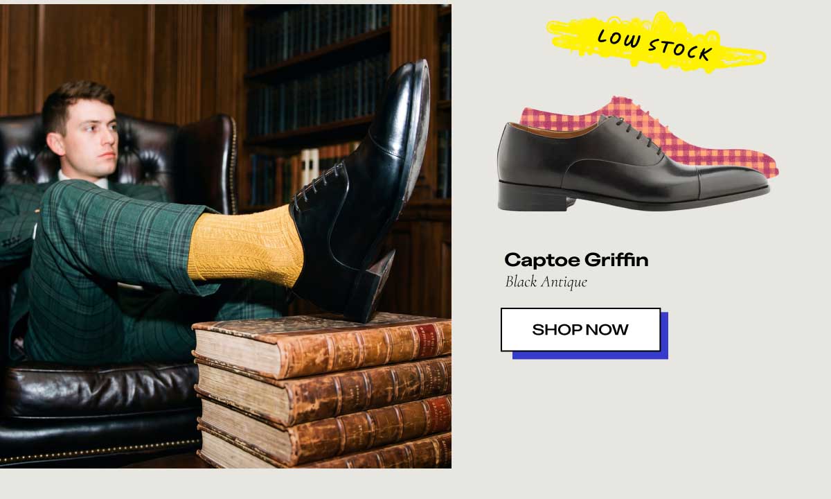 Captoe Griffin Black Antique Shop Now