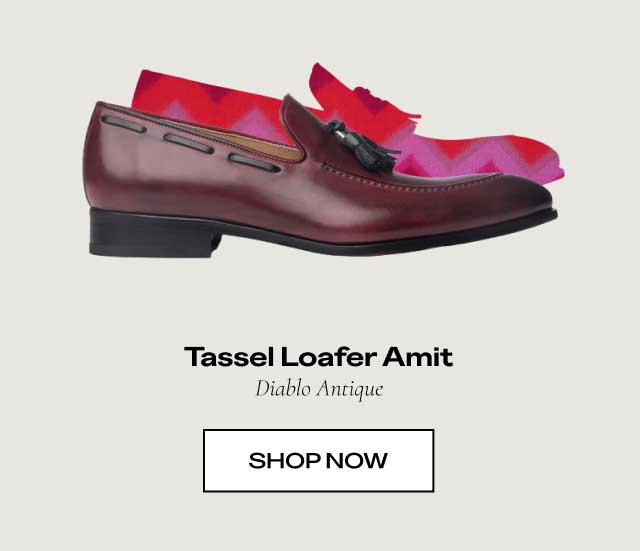 Tassel Loafer Amit | Rich Burgundy | [SHOP NOW]