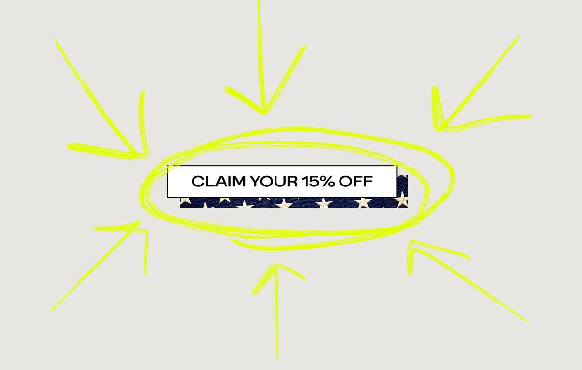 [CLAIM YOUR 15% OFF]
