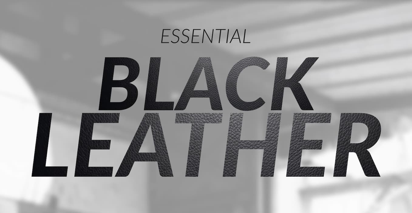 Essential Black Leather