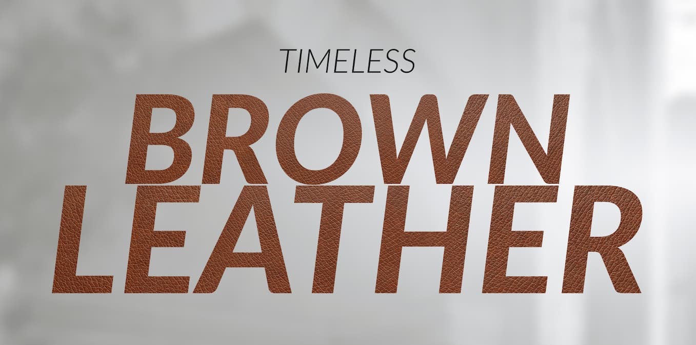 Timeless Brown Leather
