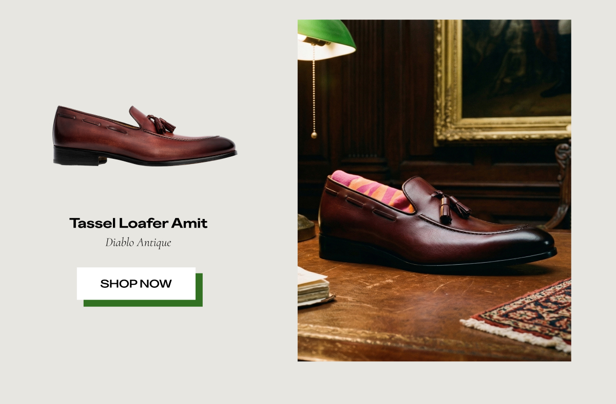 Tassel Loafer Diablo Antique | Ace Marks