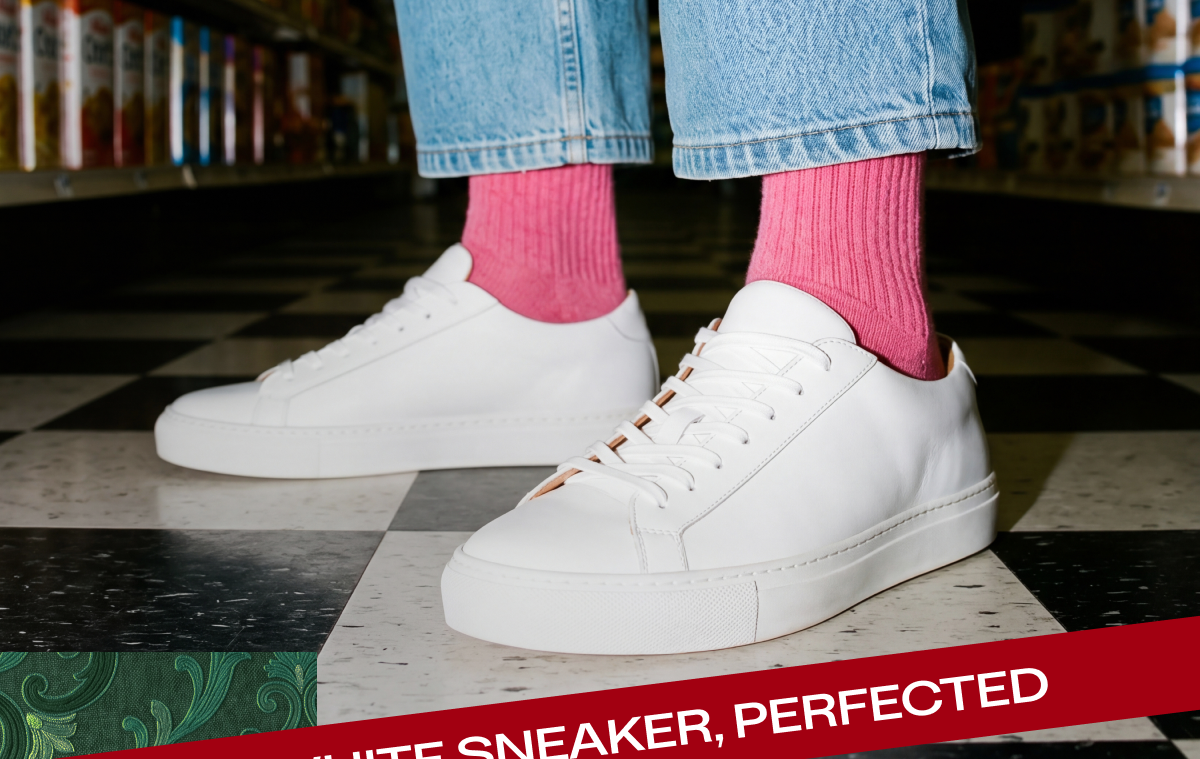 THE WHITE SNEAKER, PERFECTED