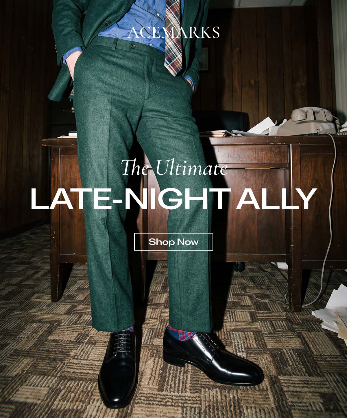 ACE MARKS  The Ultimate LATE-NIGHT ALLY  Shop Now