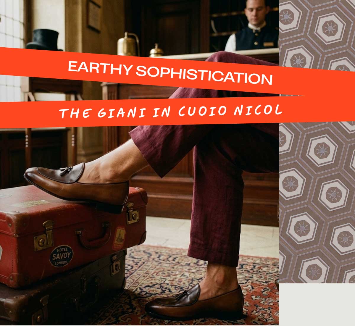 EARTHY SOPHISTICATION  THE GIANI IN CUOIO NICOL