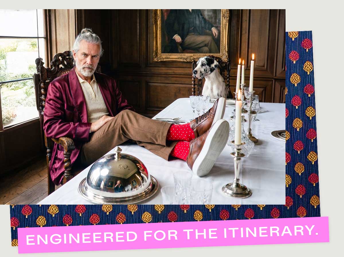 1 Engineered for the Itinerary. We chose Italian buffalo leather for its unique resilience on the road: 3 Built to Last Naturally thicker and more scuff-resistant than calfskin. It handles luggage and tight rows with ease. 2 Lightweight Stride A shock-absorbing rubber outsole designed to keep your legs fresh from customs to the city center. Instant Comfort Incredibly supple leather that molds to your foot immediately. No break-in period required. Shop Buffalo Leather Shoes