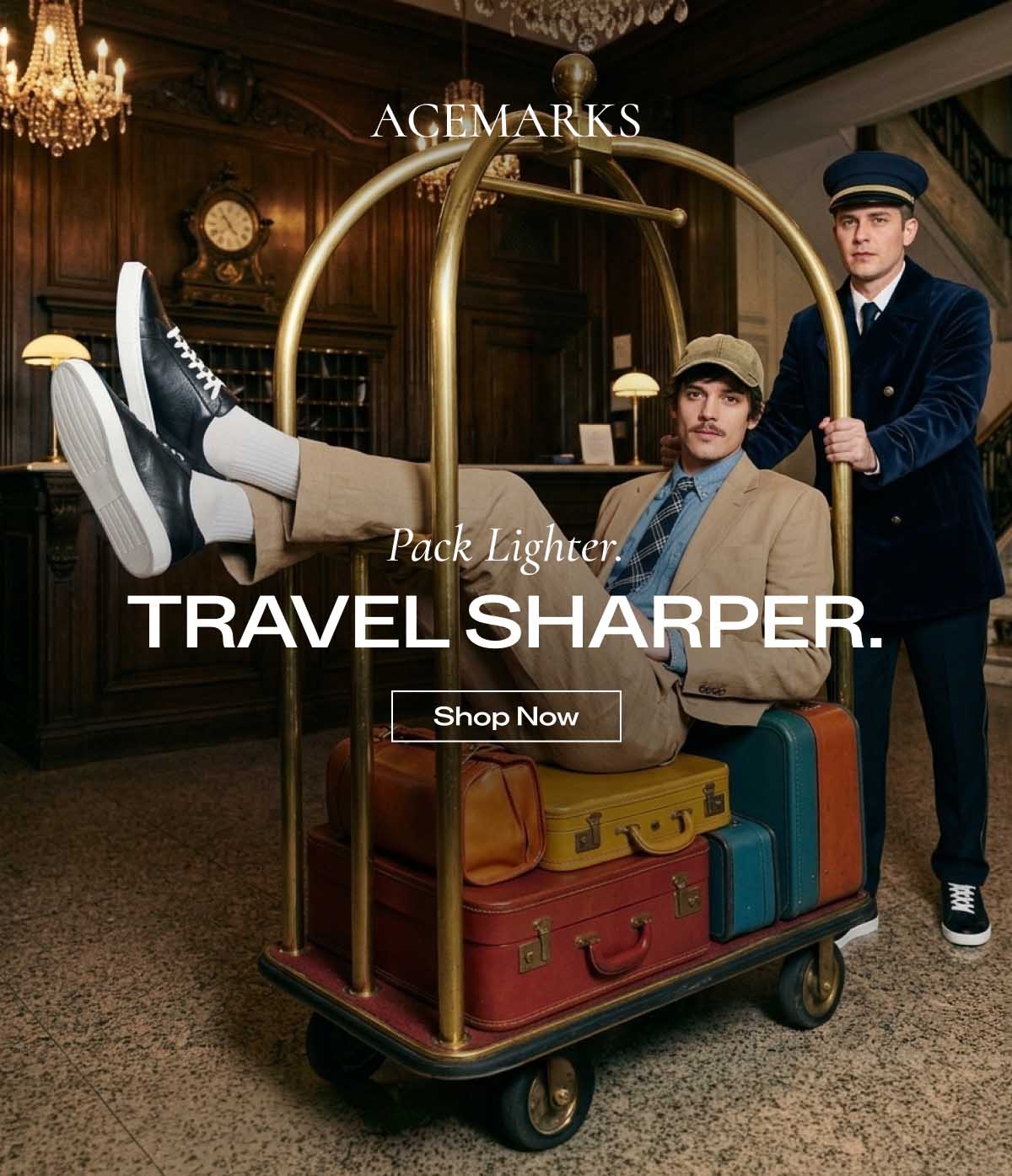 Acemarks Pack Lighter. Travel Sharper. Shop Now