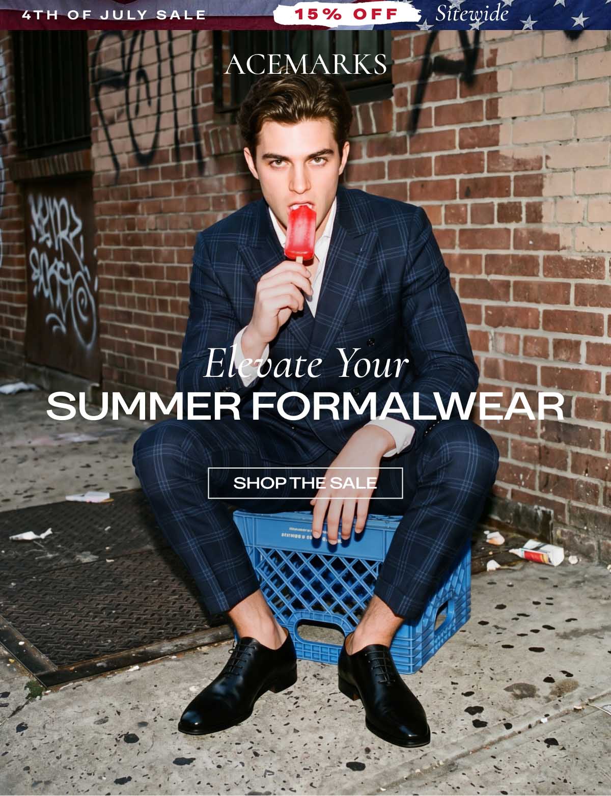 4TH OF JULY SALE | 15% OFF Sitewide ACE MARKS Elevate Your SUMMER FORMALWEAR [SHOP THE SALE]