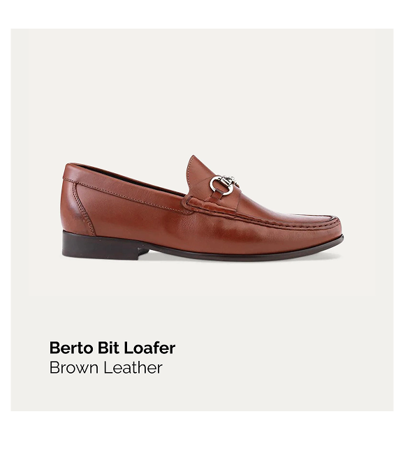 Berto Moccasin In Brown Leather