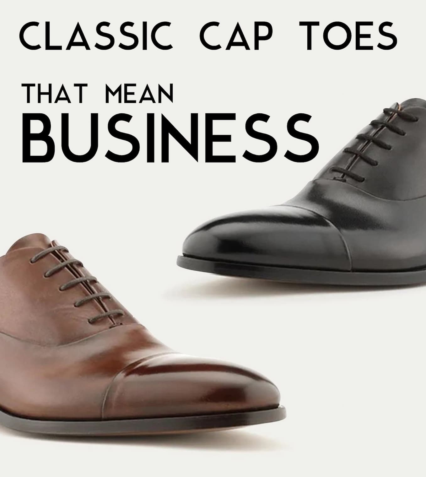 Classic Cap Toes that Mean Business