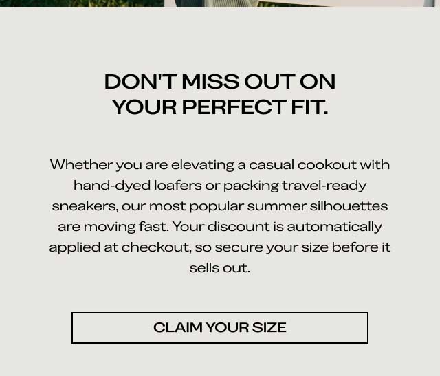 DON'T MISS OUT ON YOUR PERFECT FIT. We bypass traditional retail markups to bring you world-class Italian craftsmanship at an honest price. Celebrate the long weekend with 15% off your entire order—no promo codes required, applied seamlessly at checkout. [EXPLORE THE SUMMER SALE]