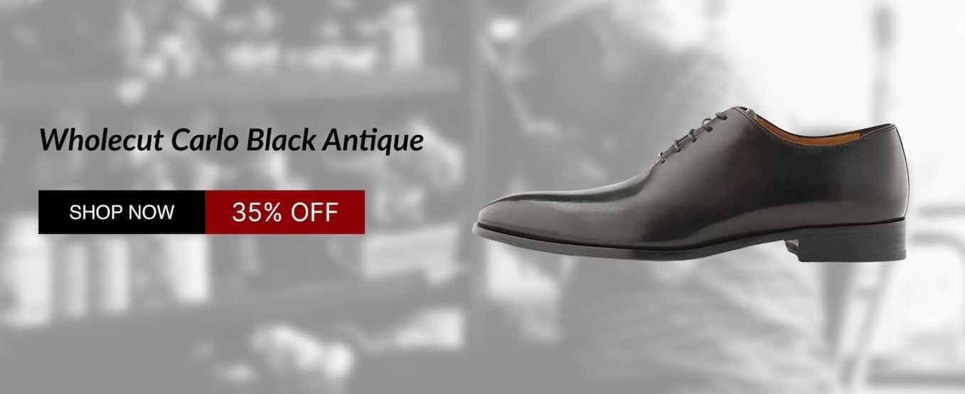 35% Off Sitewide | Wholecut Carlo Black Antique