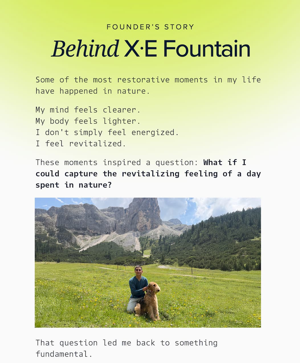 X·E Fountain | Energizing Electrolyte
